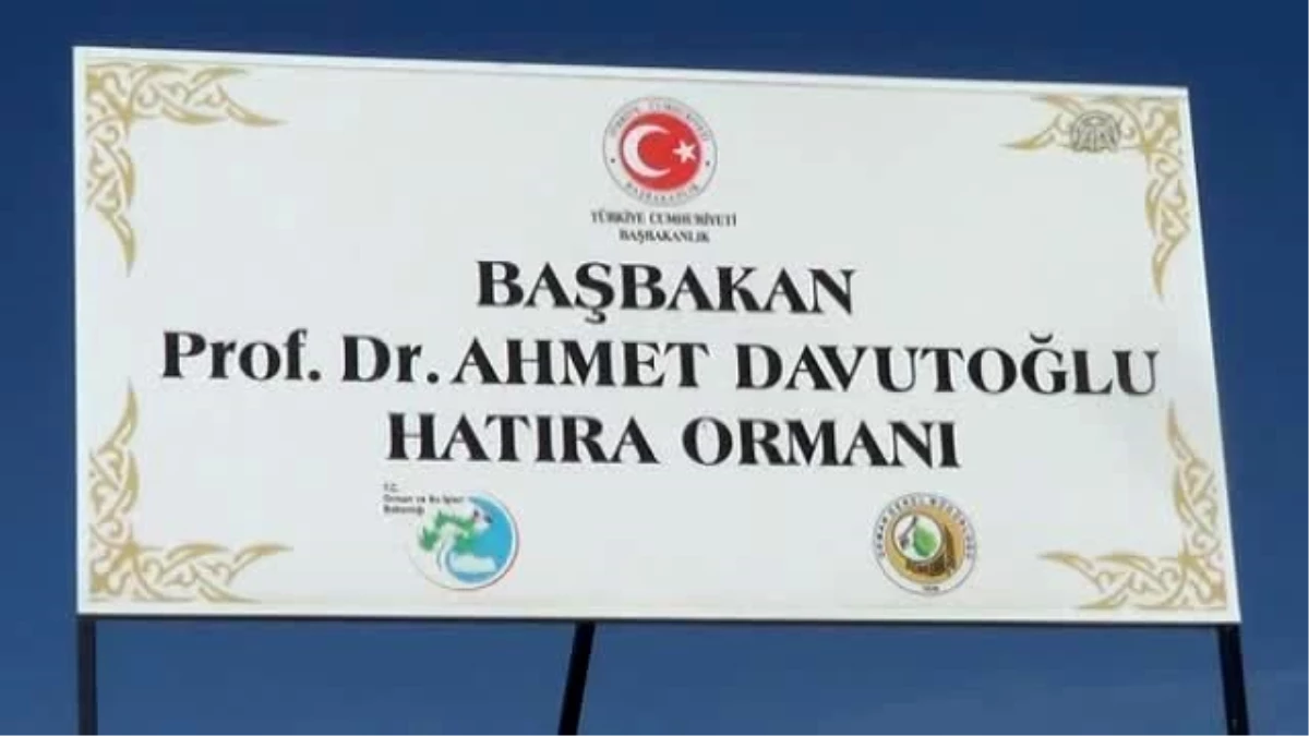 Başbakan Ahmet Davutoğlu Hatıra Ormanı, İlham Kaynağı Oldu