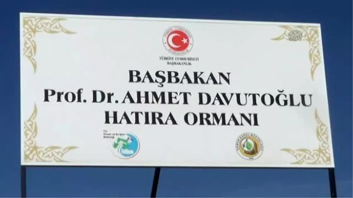 Başbakan Ahmet Davutoğlu Hatıra Ormanı, İlham Kaynağı Oldu