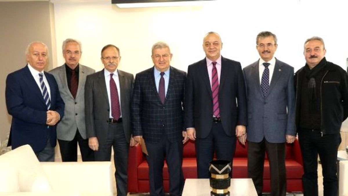 Başkan Ergün\'e Hayırlı Olsun Ziyareti