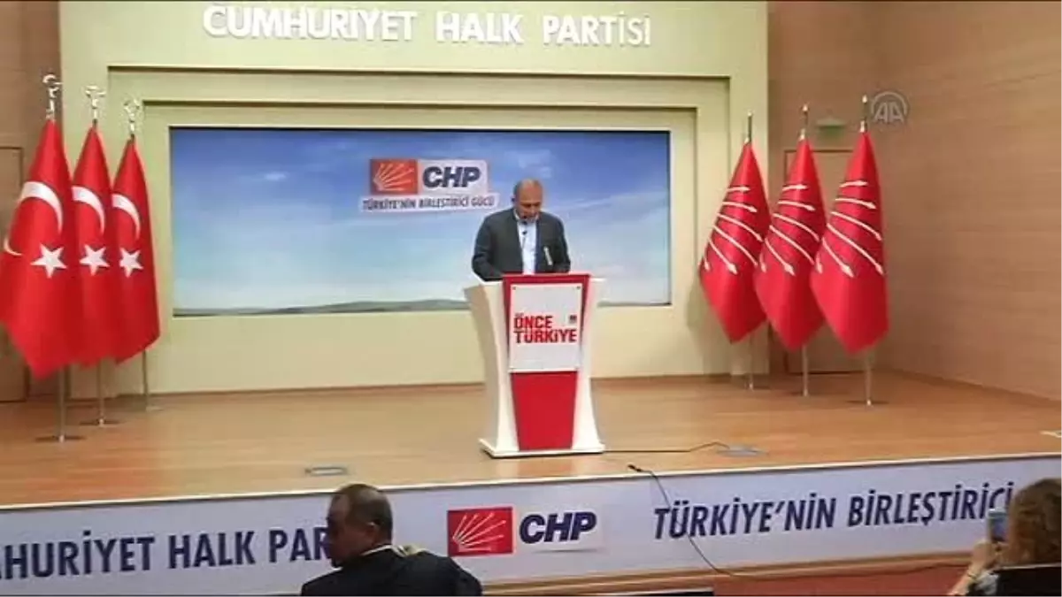 CHP Myk Toplantısı - Gürsel Tekin (1)