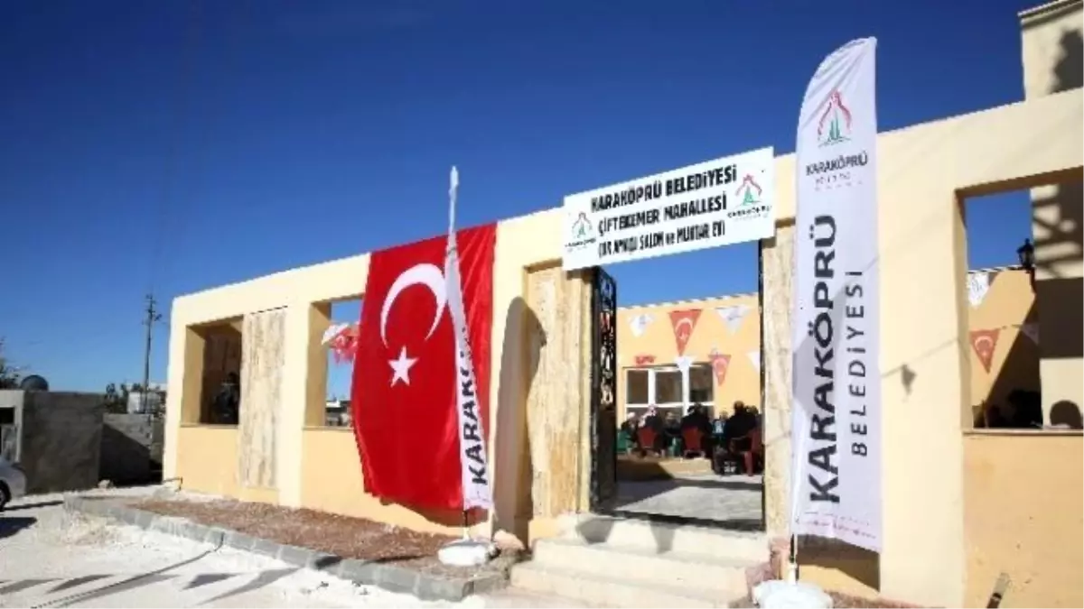 Çiftekemer Çok Amaçlı Salona Kavuştu