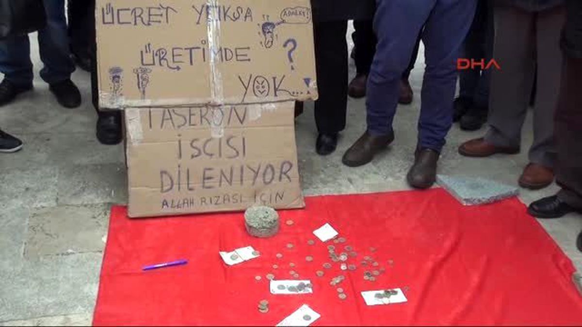 Disk\'ten Adliyedeki Eylemci İşçilere Destek Ziyareti