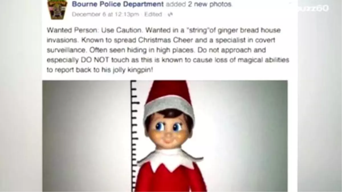 Elf On A Shelf Wanted By Police