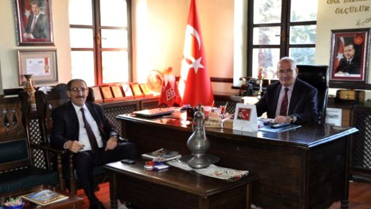Emniyet Müdürü Kalayoğlu\'ndan Ürgüp Belediye Başkanı Yıldız\'a Ziyaret