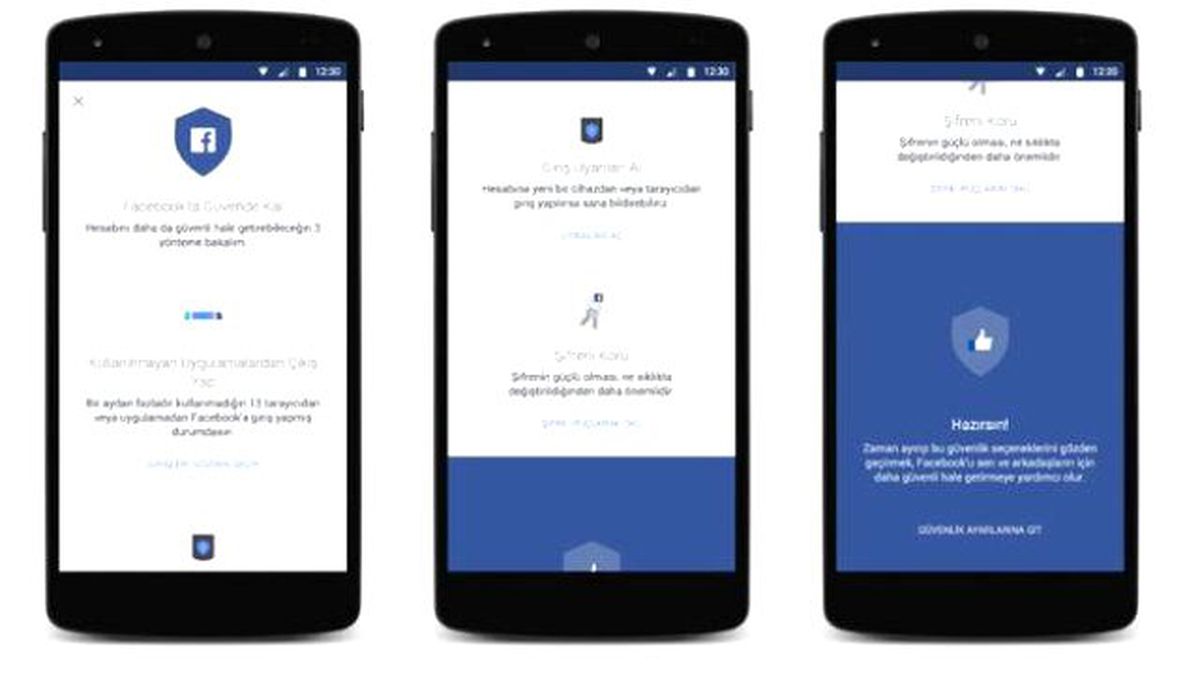 Facebook Güvenlik Kontrolü Şimdi Android\'te!