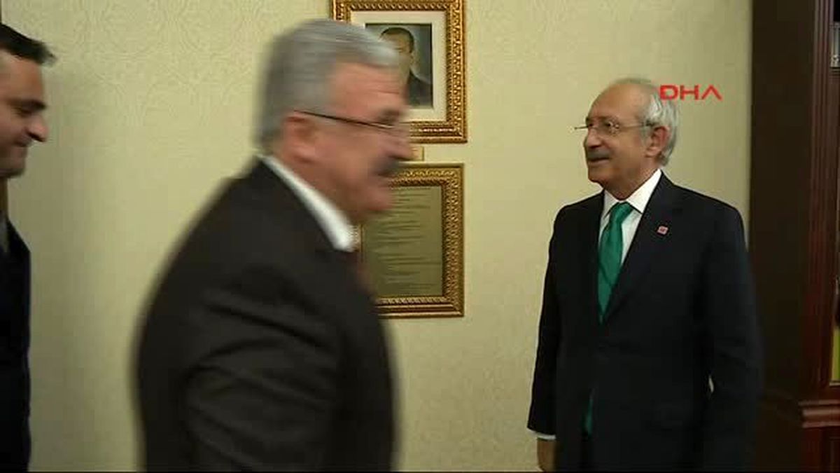 Kılıçdaroğlu, Disk Genel-İş Sendikası Genel Başkanı Remzi Çalışkan ile Görüştü