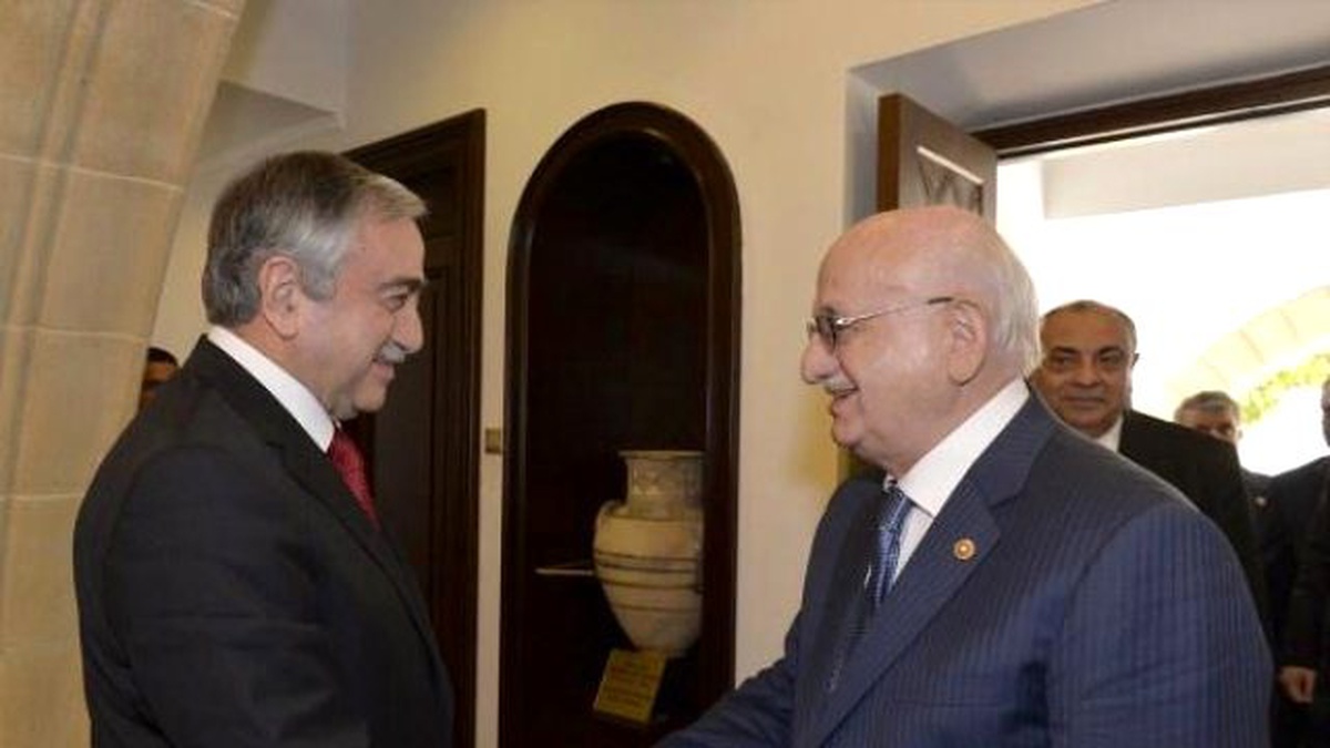 KKTC Cumhurbaşkanı Akıncı Meclis Başkanı Kahraman\'ı Kabul Etti