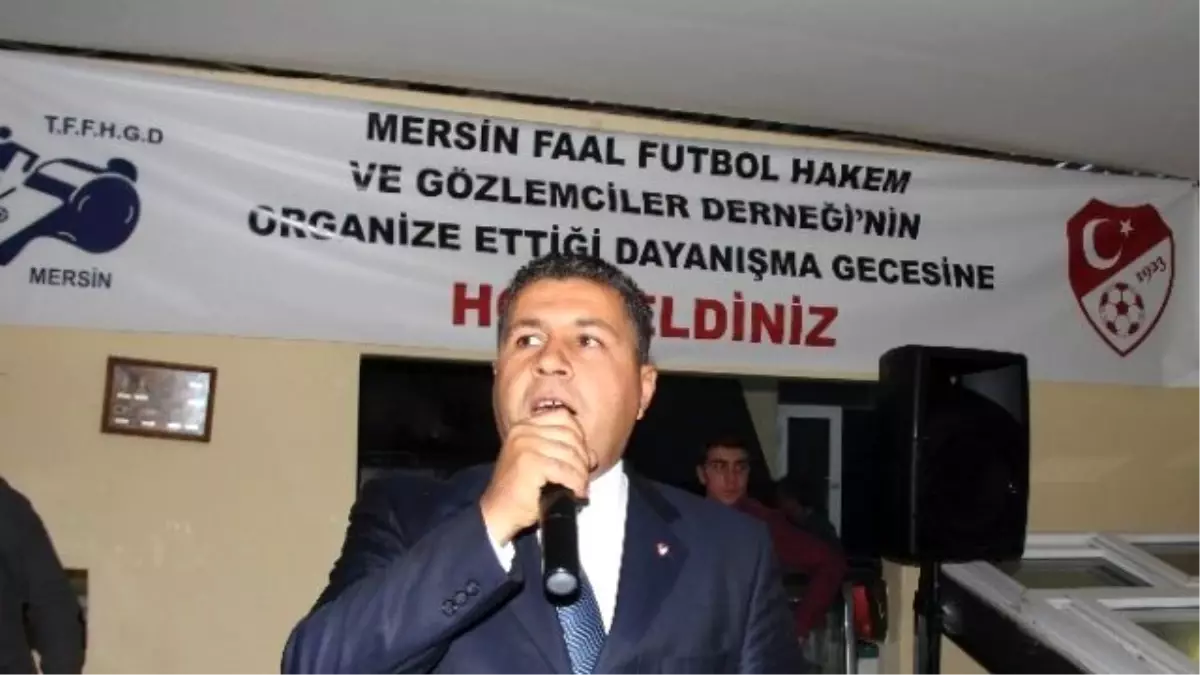 Mersinli Hakemler Dayanışma Gecesinde Buluştu