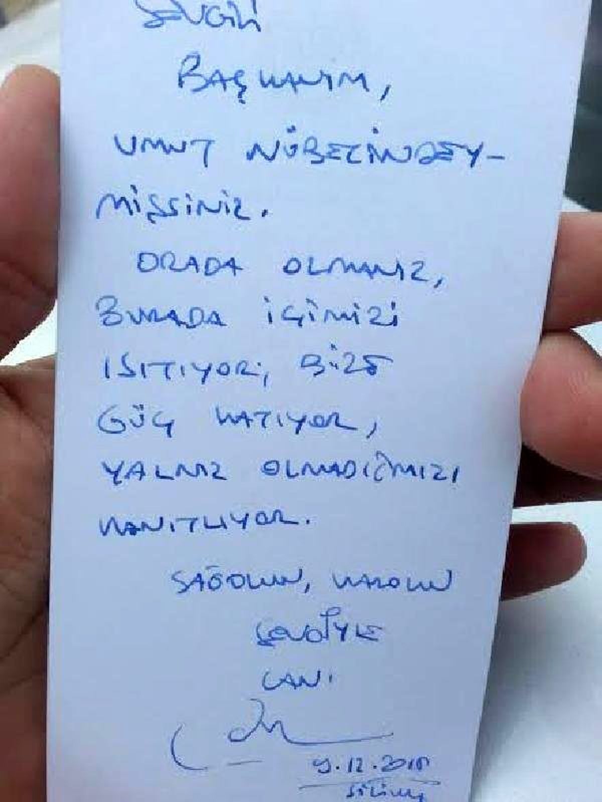 Umut Nöbeti"Ni Tutan Basın Konseyi Başkanı Türenç\'e, Can Dündar\'dan Mektup