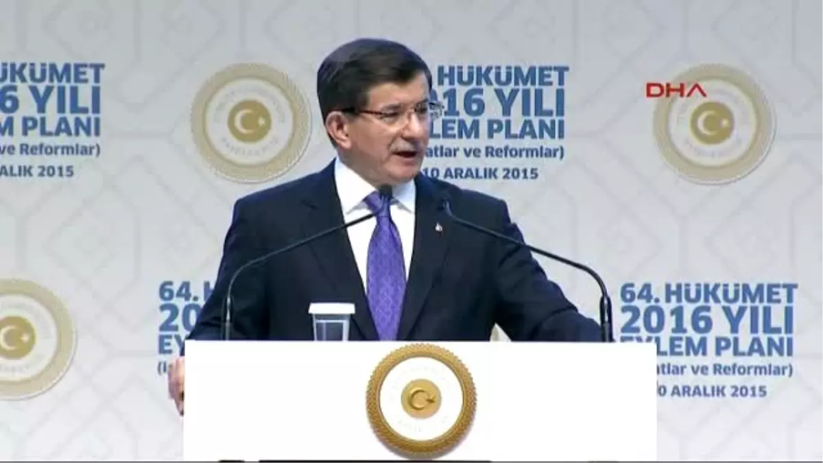 6başbakan Ahmet Davutoğlu, ATO Congresium\'da, 64. Hükümet 2016 Yılı Eylem Planı\'nı Açıkladı