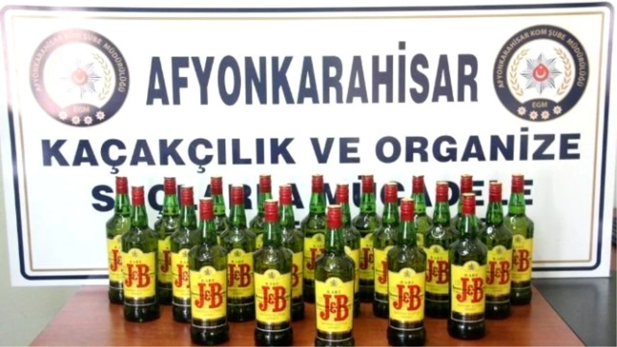 Afyonkarahisar\'da Yılbaşı Öncesi Kaçak Alkol Operasyonu