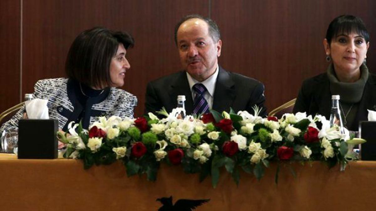 Barzani, HDP Eş Genel Başkanı Figen Yüksekdağ ile Görüştü