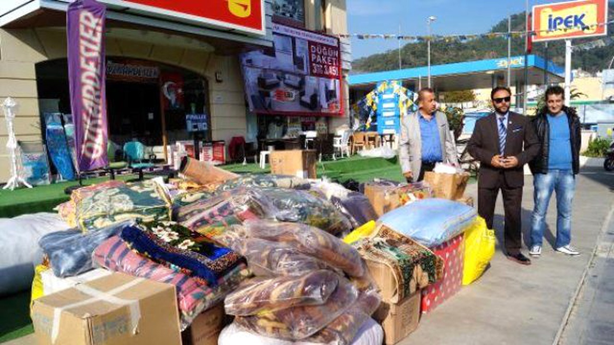Bayır Bucak Türkmenlerine Marmaris\'ten Yardım