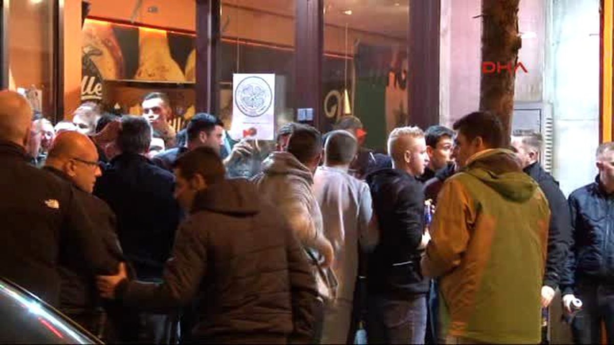 Celtic Taraftarı ile Vatandaşlar Arasında Gerginlik Yaşandı