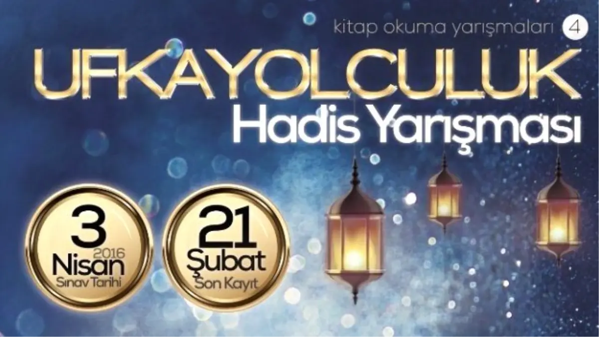 Adıyaman\'da Hadis Konulu Kitap Okuma Yarışması Başvuruları Başladı