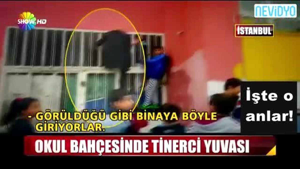 Mini Etekle Duvara Tırmanan Muhabirin Zor Anları