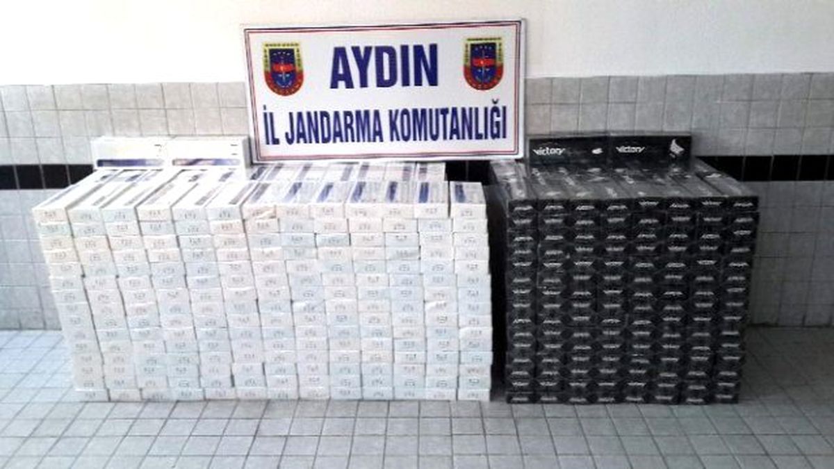 Aydın\'da 6 Bin Paket Kaçak Sigara Ele Geçirildi