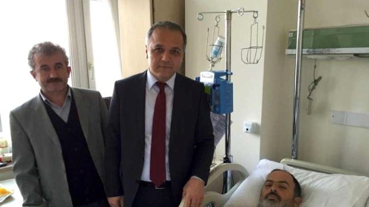 Başkan Üçok\'tan Yaralı Polise Ziyaret