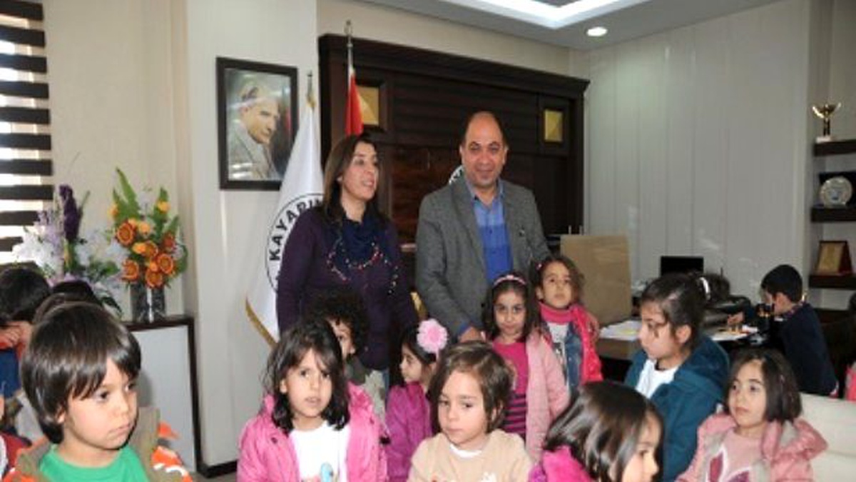 Çocuklardan Kreş İçin Teşekkür Ziyareti