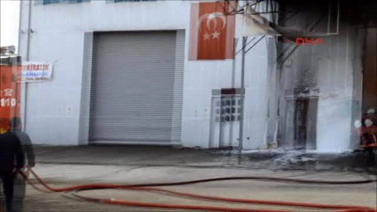 Çubuk\'ta Yağ Fabrikasında Çıkan Yangın Korkuttu