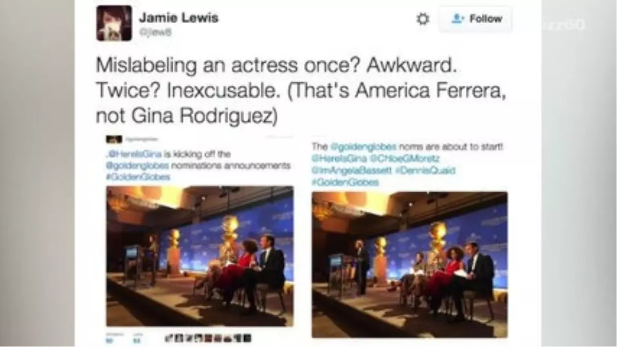 Golden Globes Mix Up Gina Rodriguez & America Ferrera