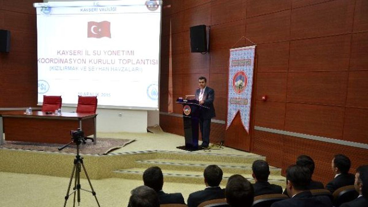 İl Su Yönetimi Koordinasyon Toplantısı Vali Düzgün\'ün Başkanlığında Yapıldı