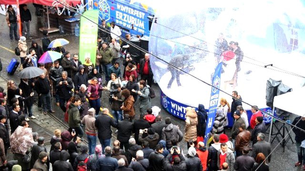 İstanbul\'da Wınterfest Erzurum 2015 Coşkusu