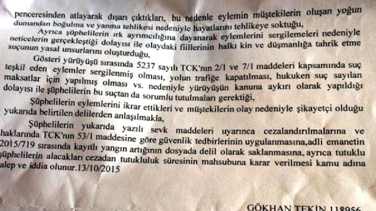 Kırşehir\'de Olayları Davasında 59 Sanık,15 Aralık\'ta Hakim Karşısında