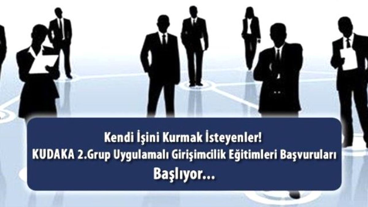 Kudaka 2.grup Uygulamalı Girişimcilik Eğitimleri Başvuruları Başlıyor