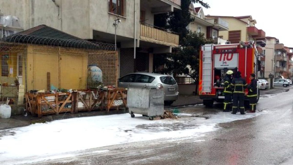 Çöp Konteynerinde Kimyasal Madde Alarmı