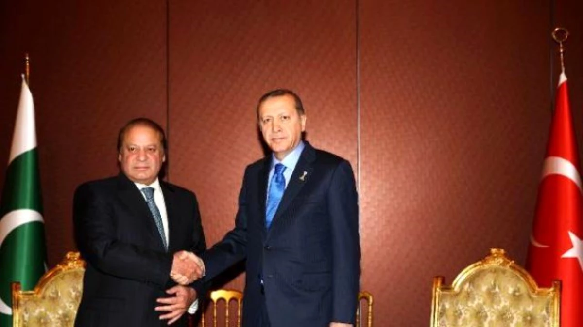 Cumhurbaşkanı Erdoğan Pakistan Başbakanı Nevaz Şerif ile Görüştü