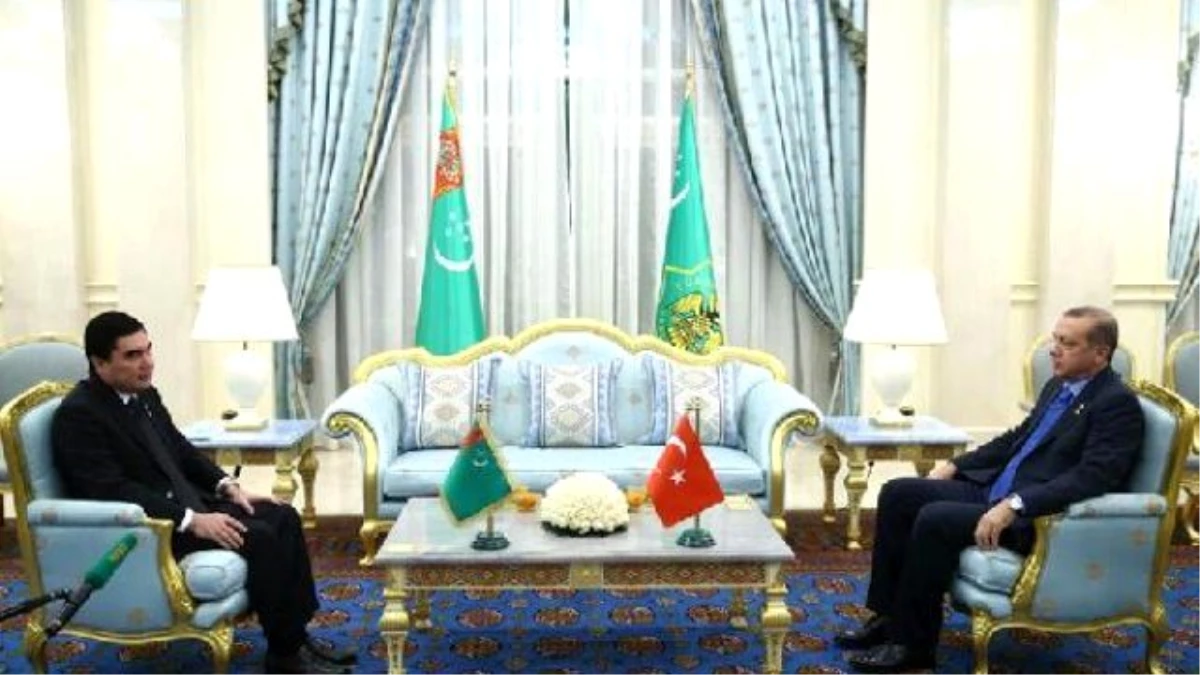 Cumhurbaşkanı Erdoğan, Türkmenistan Devlet Başkanı Berdimuhamedov\'la Görüştü