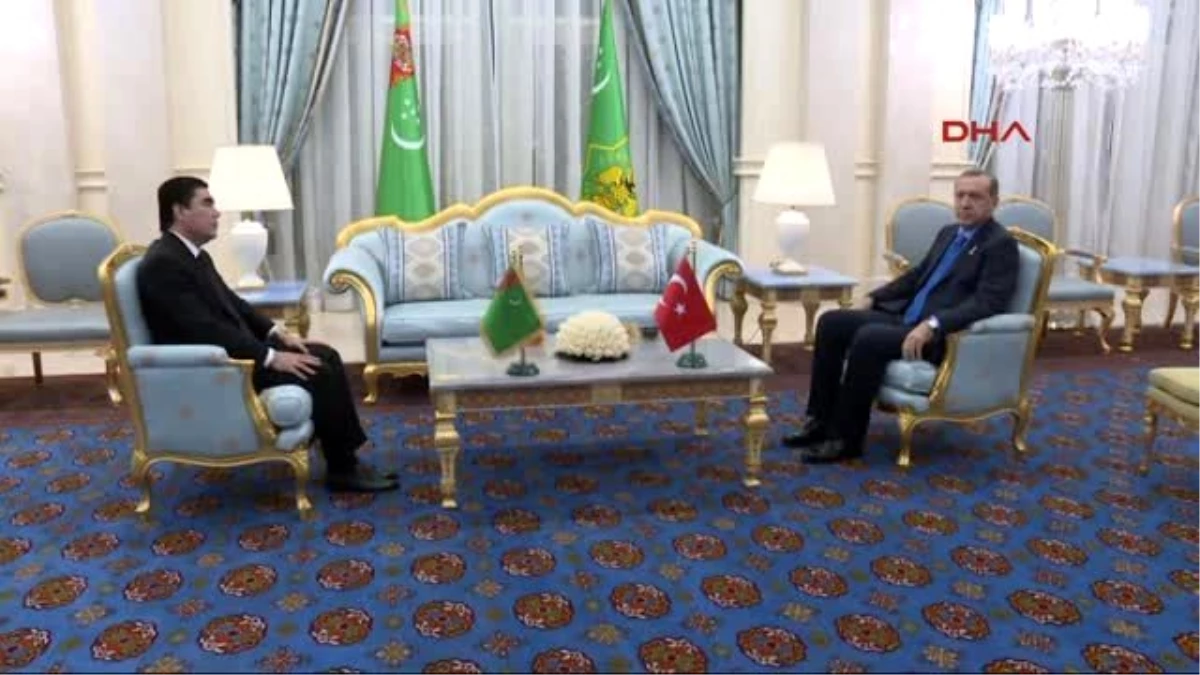 Cumhurbaşkanı Erdoğan, Türkmenistan Devlet Başkanı Berdimuhamedov?la Görüştü