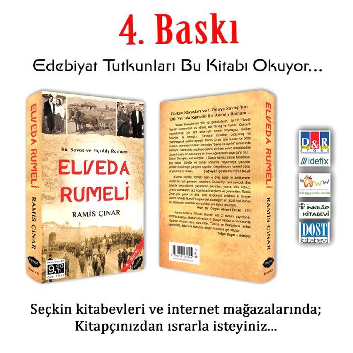 Elveda Rumeli Romanının Dördüncü Baskısı Yapıldı