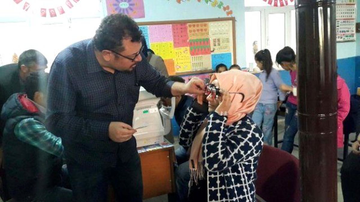 Muradiyede Göz Sağlığı Taraması