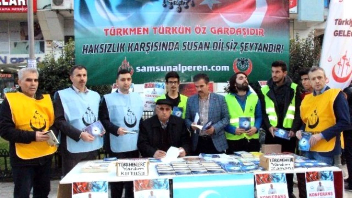 Türkmenlere Yardım Standı
