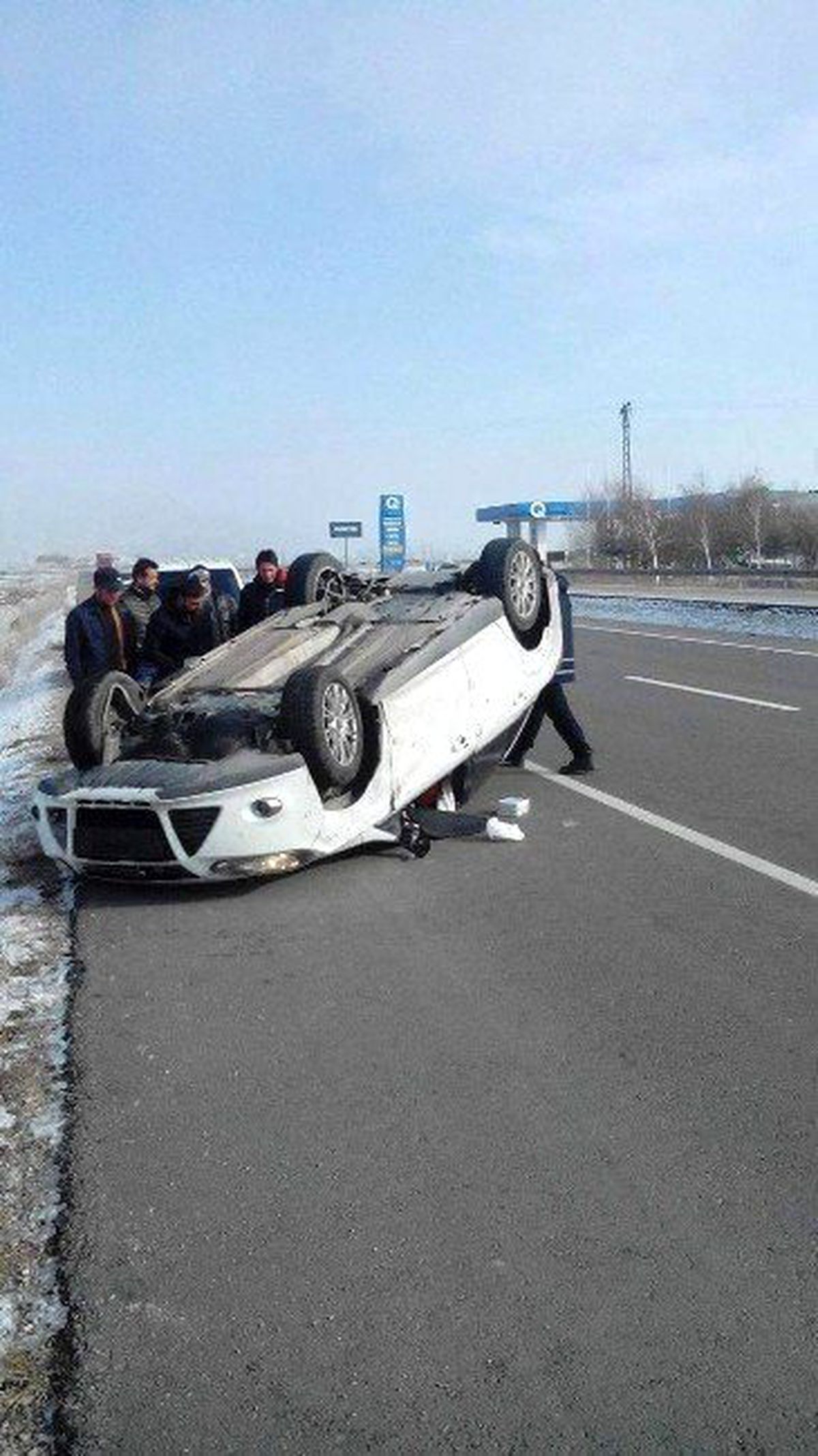 Aşkale\'de Trafik Kazası: 2 Yaralı