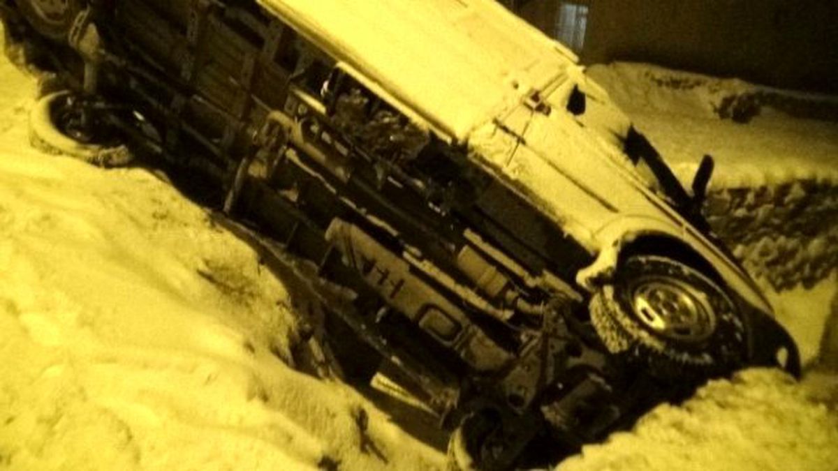 Hakkari\'de Ambulans Kaza Yaptı