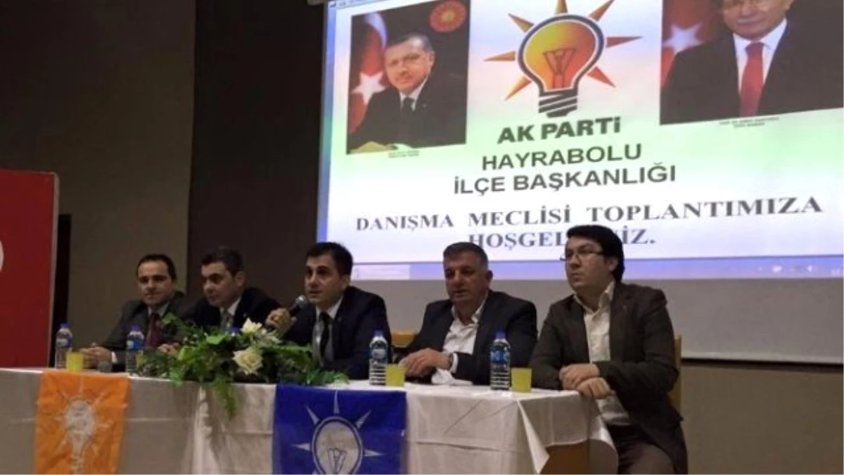 Malkara ve Hayrabolu İlçe Danışma Meclisleri Toplantısı