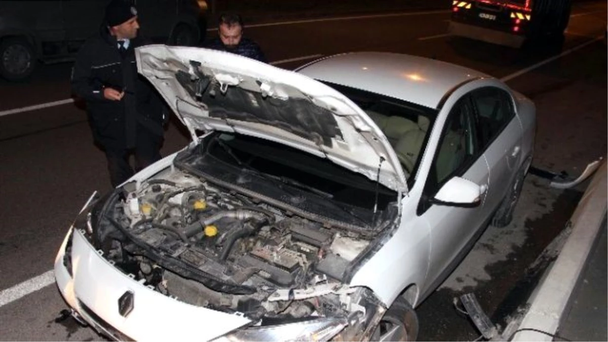 Samsun\'da Trafik Kazası: 1 Yaralı