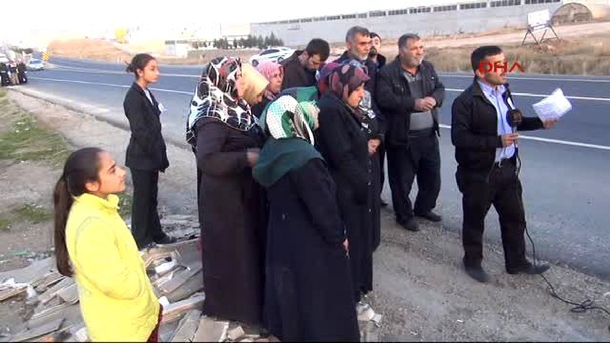 Şanlıurfa Kazada Ölen Çocukları İçin Eylem Yaptılar