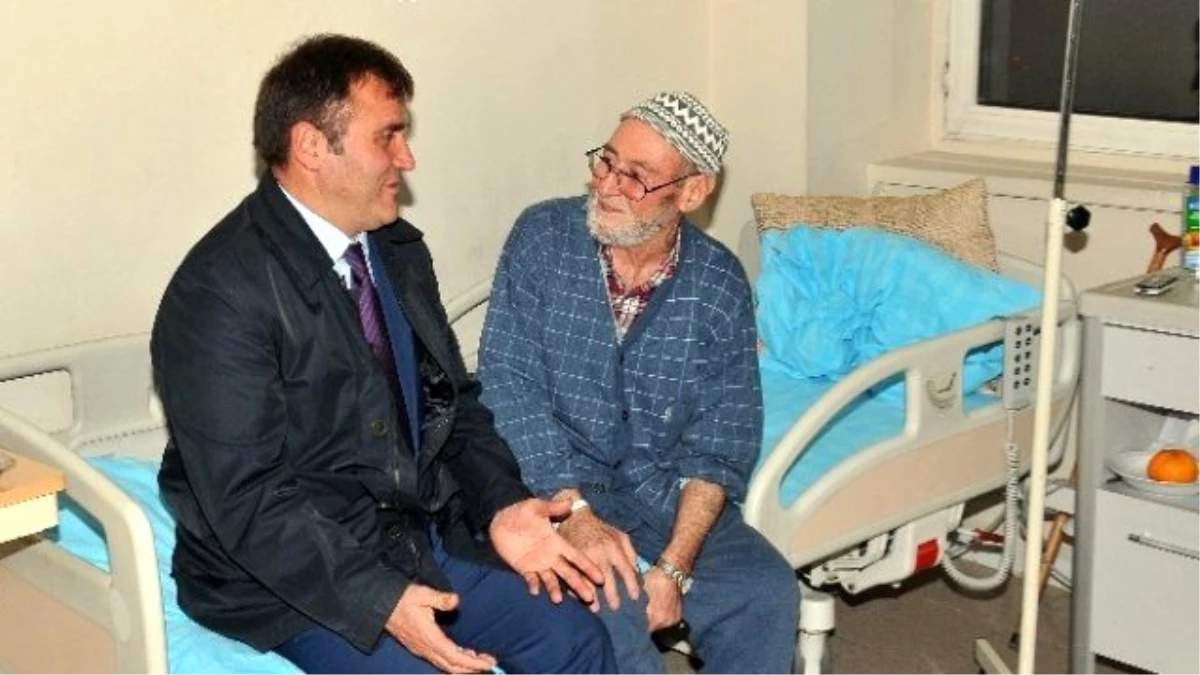 Başkan Çimen\'den Hasta Ziyaretleri