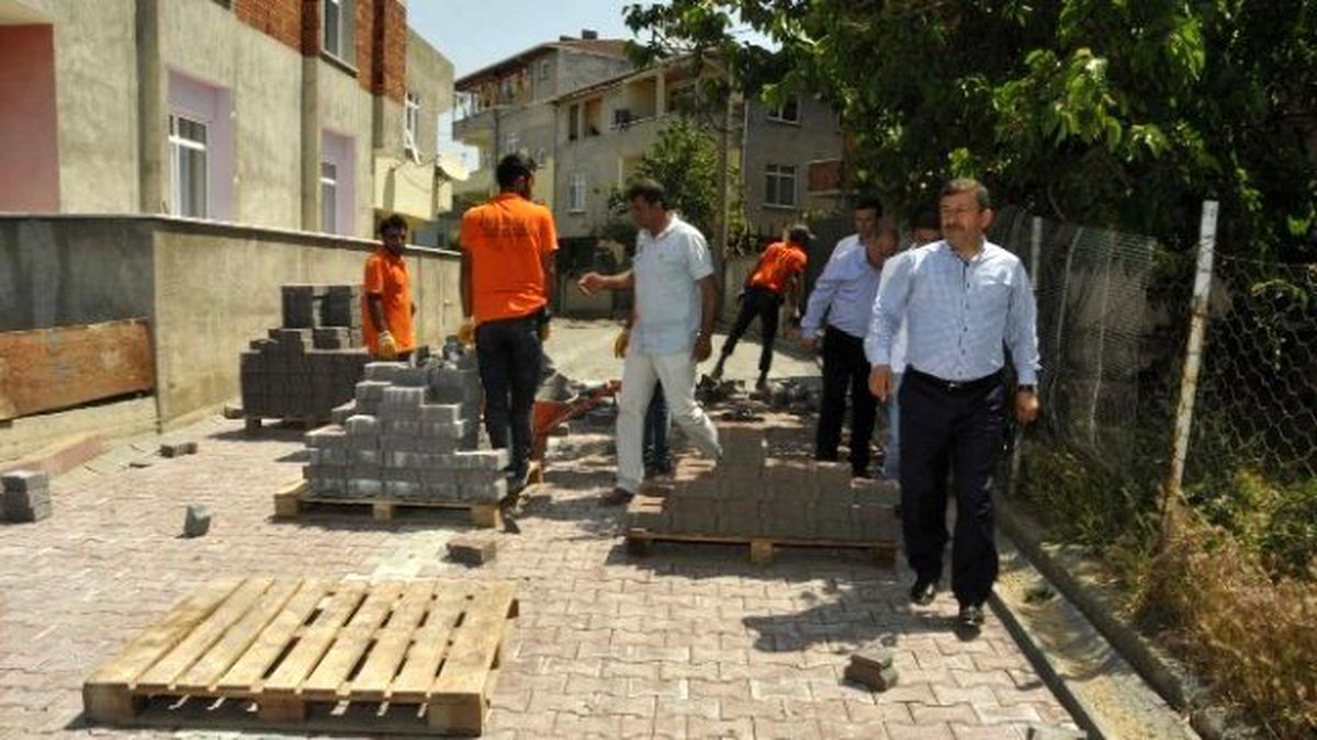 Darıca\'da 111 Sokak\'ta Asfalt Serimi Yapıldı