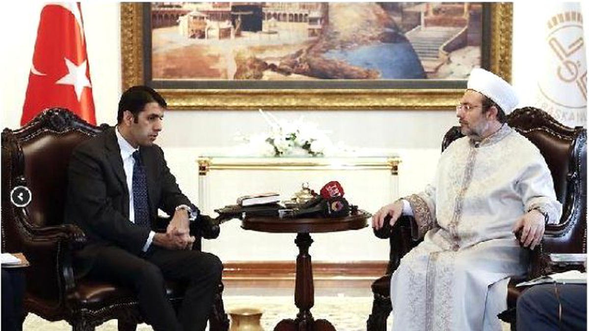 Görmez, Obama\'nın Özel Temsilcisi Zafer\'i Kabul Etti