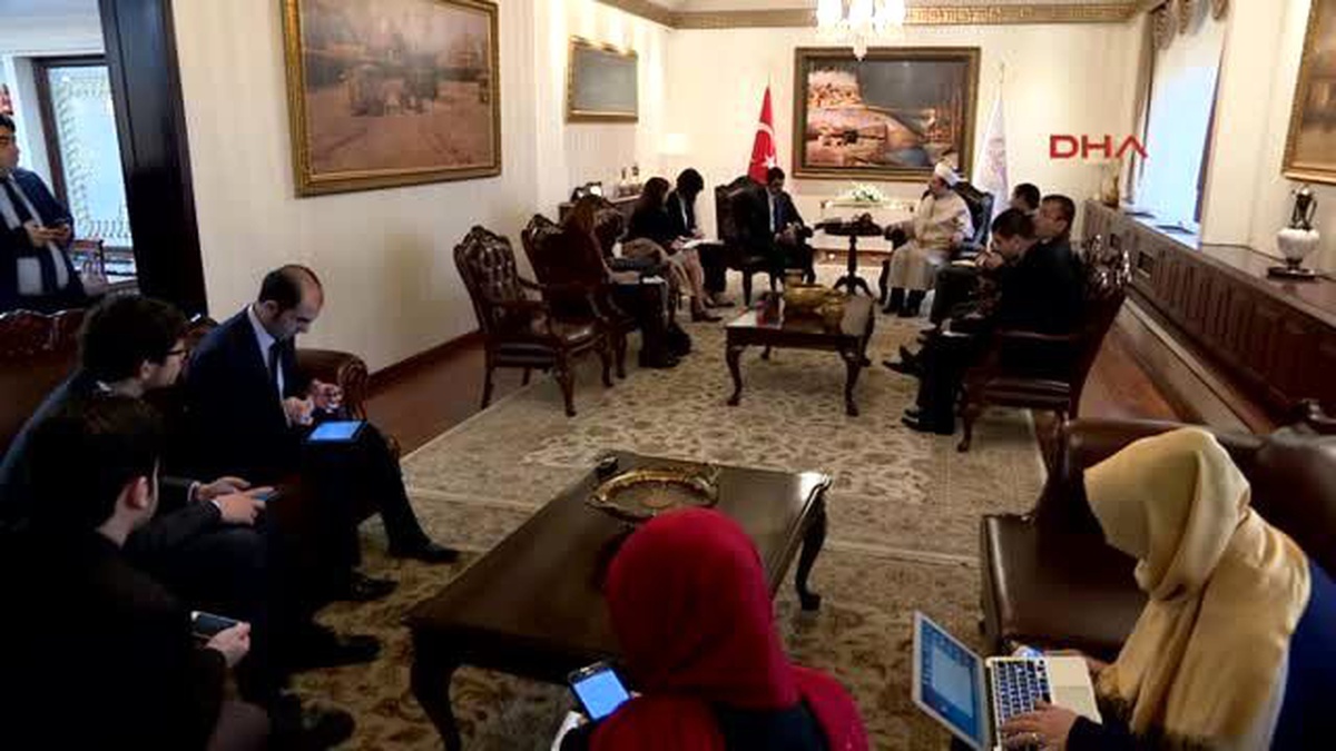 Diyanet İşleri Başkanı Görmez, Obama\'nın Özel Temsilcisi Zafer\'i Kabul Etti