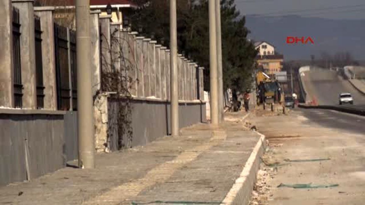 Kastamonu Görme Engelli Yoluna Direk Engeli