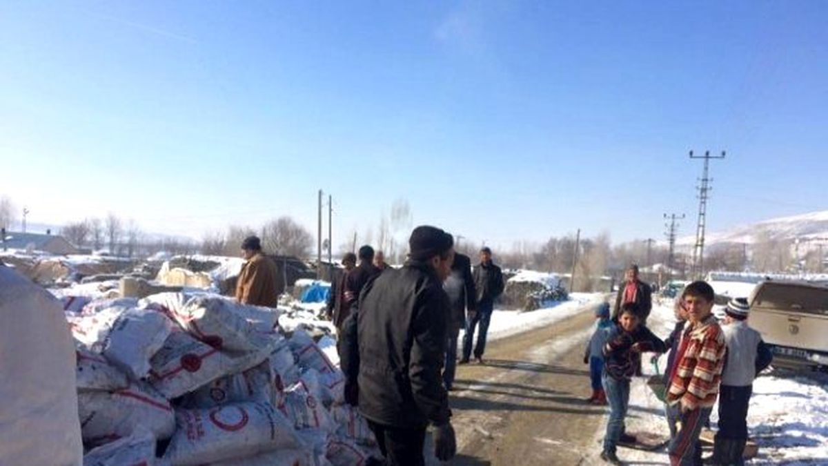 Malazgirt\'e Kömür Dağıtımı