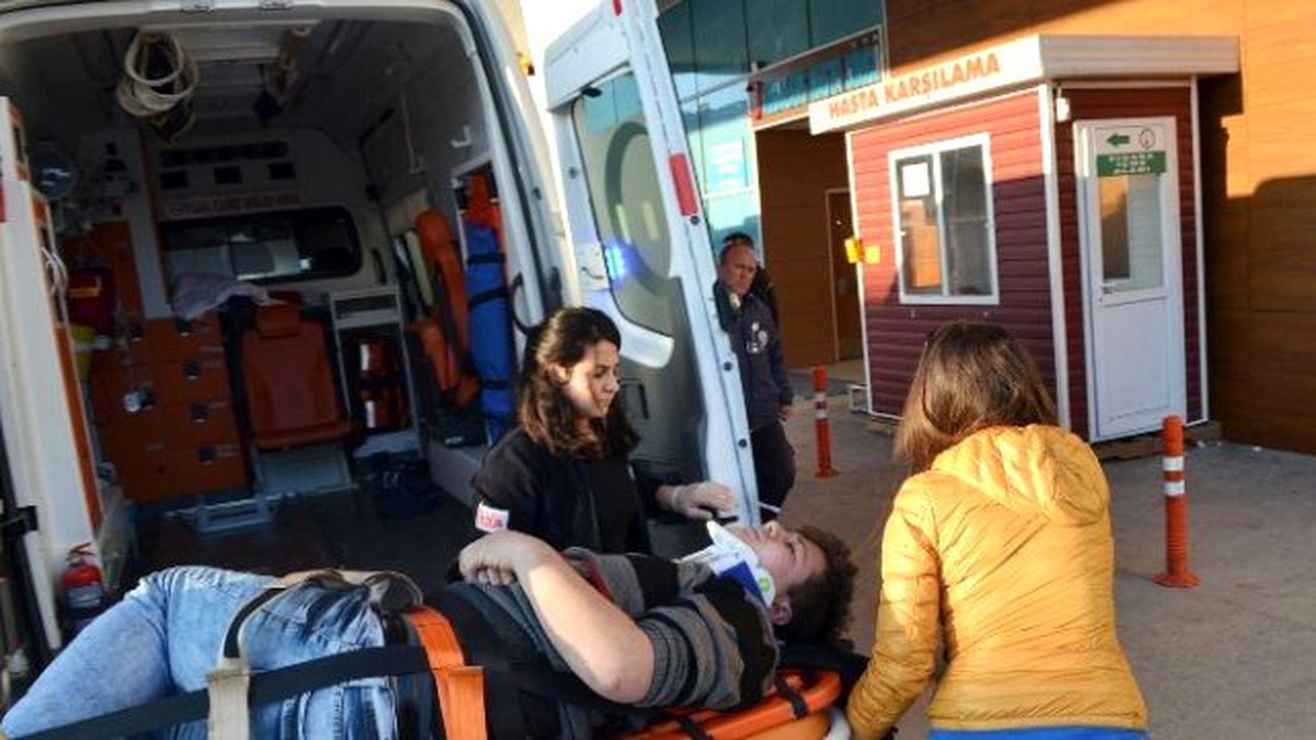 Motosiklet Yarışı Hastanede Bitti