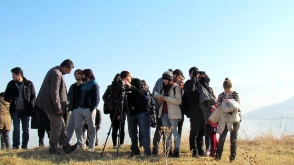 Öğrenciler, Keban Barajında Kuş Gözlemi Yaptı
