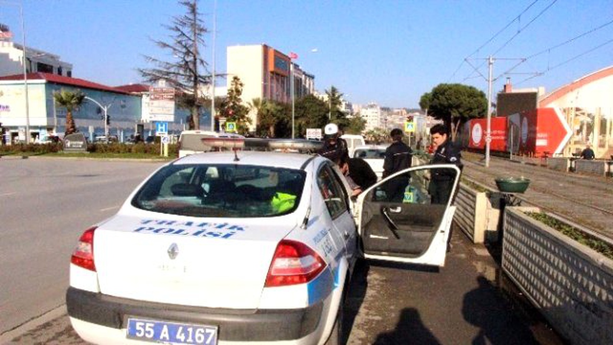 Samsun\'da Trafik Kazası: 1 Yaralı